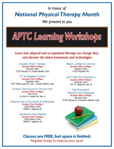 PT Month Learning Workshop Poster - Website